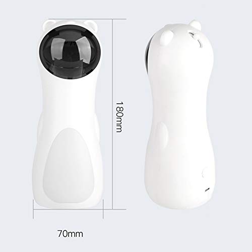 DECDEAL Brinquedo a laser Cat, Ponteiro Laser Rotativo Automático para Gatos, Ferramenta Chaser de E