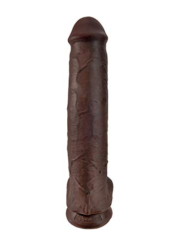Pipedream Products King Cock 15 Inch Cock with Balls, Brown