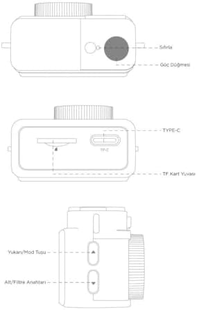 Torima CMR-35 Haki Dijital Mini Cep Boy Anahtarlık 1080P Video Fotoğraf Makinesi Kamera - Görsel 5