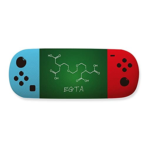 Étui de rangement EGTA Chimie pour lunettes à motif formule structurelle noir