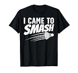 Funny Badminton Design For Men Women Kids Badminton Players T-Shirt