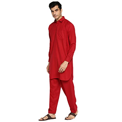 Image of Royal Kurta Men's Cotton Pathani Suit