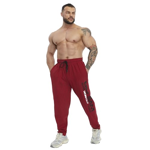 Men's Loose Fit Sweatpants Cotton Baggy Pants2