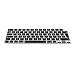 Produktbild kwmobile Silikon Tastaturschutz AZERTY (Frankreich, Belgien) kompatibel mit Apple MacBook Air 15 2023 M2 (A2941) - in Schwarz