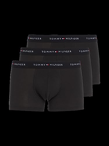 Tommy Hilfiger Men’s 3 Pack Trunks with Logo Waistband