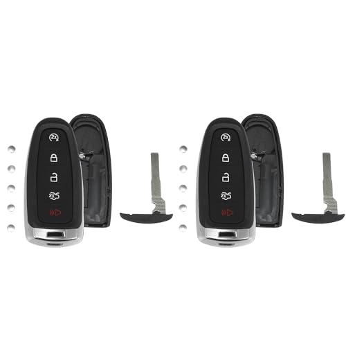 Coque de clé Ford Escape C-Max boîtier boutons cassés rechange premium x2