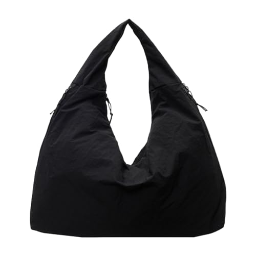 Sac epaule nylon grand format pour étudiante et shopping mode