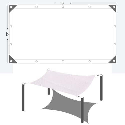 Voile d'ombrage extérieure en maille respirante pour jardin et balcon
