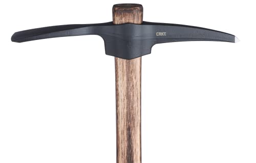 CRKT Chogan Mattock Outdoor Survival Axe: 1055 Carbon Steel Plain Edge Blade, Tennessee Hickory Handle, 2738 by CRKT - Image 3
