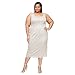 S.L. Fashions Women's Tea Length Sequin Lace Mother of The Bride Dress with Illusion Sleeve Jacket (Plus Size), Champagne, 14W
