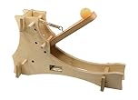 high power Catapult - DIY Kit, Everything Included - Explore Force, Acceleration, Hooke's Law, No Tools Required - Eisco Garage Physics
