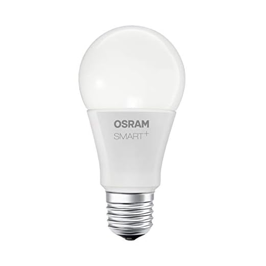 OSRAM SMART+ LED, Bluetooth Lampe mit E27 Sockel, dimmbar, ersetzt 60W Glühbirne, warmweiß , Kompatibel mit Apple Homekit und LEDVANCE Smart+ App für Android