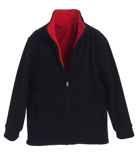 Gioberti Boys' Zip Up Reversible Polar Fleece Heavy Jacket