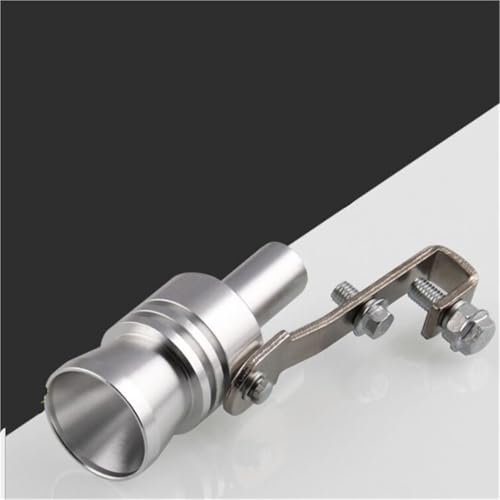 Tubo de escape de coche con silbato de sonido Turbo rojo para mofle trasero 6