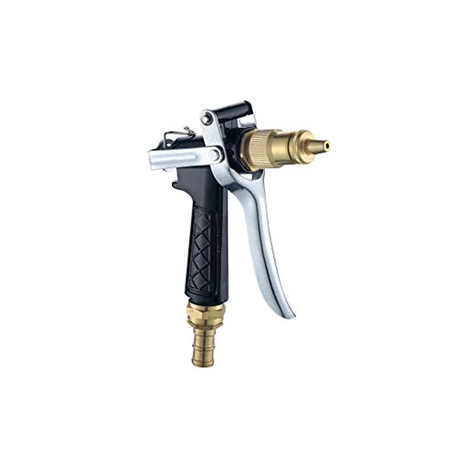 Preisvergleich Produktbild DINGUO Hochdruck-Wasserpistole, Dual-Verwendung, Auto-Reinigung, Garten, Bewässerung von Blumen und Gras, Sprühpistole, Vollkupfer, Pistolenkopf, eine Packung