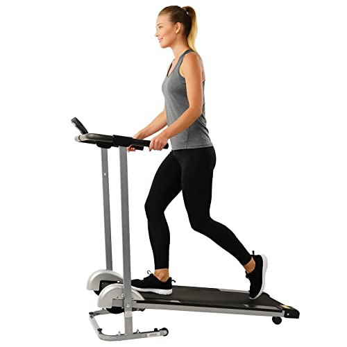 Image of Treadmill Walking Manual Folding Walking Walk Indoor Sports Aerobics Monitor