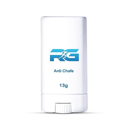 RG Bálsamo Anti Rozaduras en Stick 13g - Máxima protección de la piel contra rozaduras y ampollas | Ideal para correr, montar en bicicleta, hacer senderismo | Resistente al sudor y al agua | No graso