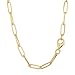 Produktbild NKlaus 50cm Ankerkette 925 Silber Gelbgold Vergoldet elegante Halskette Breite: 4,1mm Collier 8,58g schwer 15106