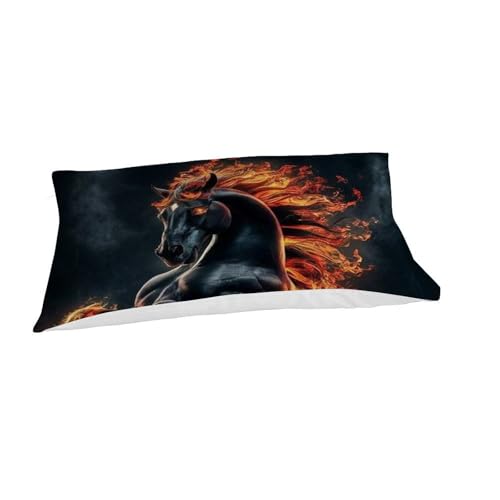 Housse de couette cheval single 135x200 microfibre - 7