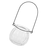 Petit bougeoir en verre: aspect clair: aspect clair et design de couleur simple, bougeoir classique et à la mode pour la décoration, bougeoir en verre