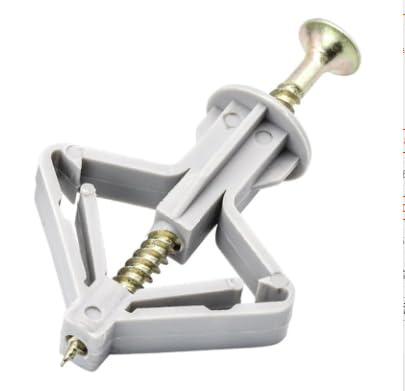 20PCS Hollow Wall Anchors for Drywall, Heavy Duty Drywall Anchors with Screws for Wall Shelves, Curtains & Lighting Installation, Wall Mount Hardware for Home DIY & Repair