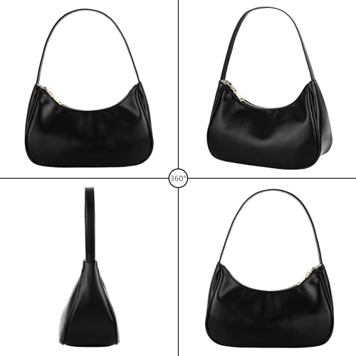 Image of Shoulder Bags for Women,Mini Clutch Purse Cute Hobo Tote Handbag with Zipper Closure