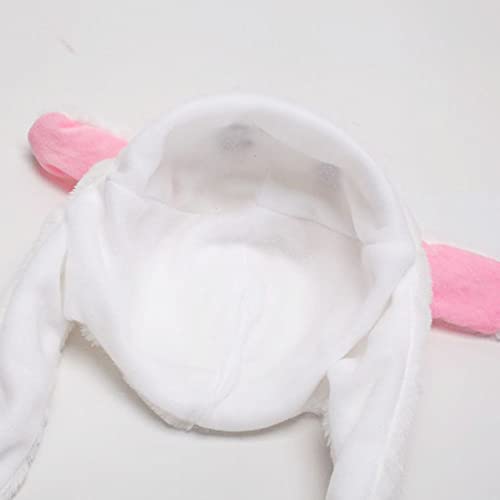 umbresen Bunny Hat Ear Moving Jumping Rabbit Hat Funny Plush Cap for Kids
