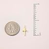 Gelin 14k Solid Gold Cross Charm Pendant for Women