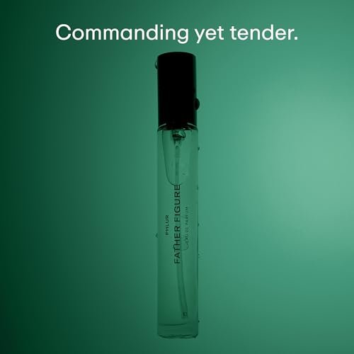 Image of PHLUR Father Figure Eau de Parfum - Travel Size Perfume Fragrance - Green Fresh Fig Perfume with Iris, Jasmine, Patchouli, Sandalwood & Vanilla (9.5mL) (Pack of 2)