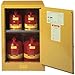 Justrite 891200 Sure-Grip? EX Compact Flammable Cabinet, Manual Close, 1 Door, 12 Gal