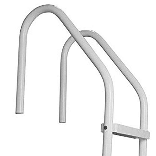 SAFTRON P-324-L3-W 3 Step High Impact Polymer Finish Inground Pool Ladder, White