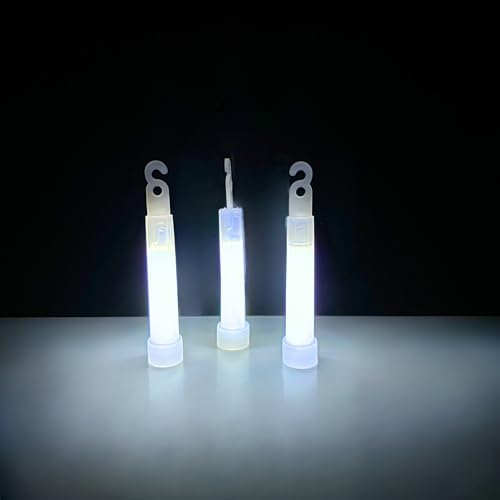 Power-Knicklicht. 4" - 25er Bulkpack Weiß (Länge 10cm Durchmesser ca.1,5 cm) – Bild 5