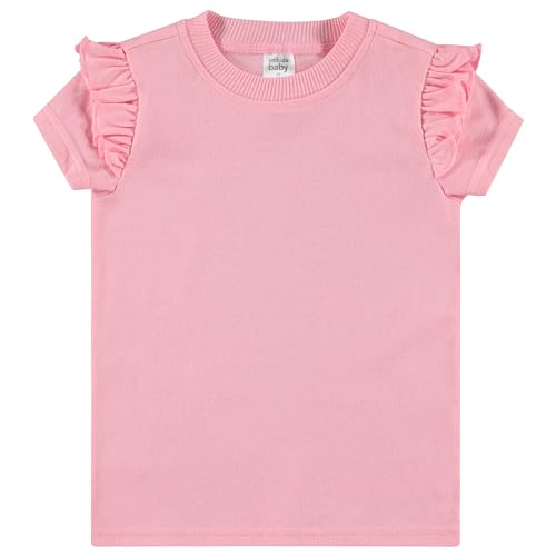 Image of Cudlie 5-Pack Toddler /Baby Girl Short Sleeve Tops - Premium Quality Shirt Tops for Lightweight Comfort and Style.