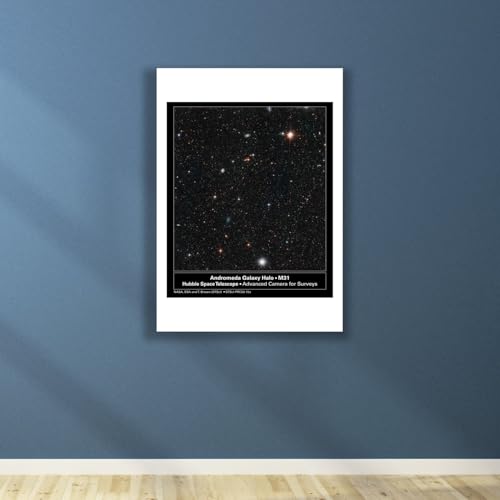 Poster Hubble M31 Andromeda Galaxy Deep Field impression d'art mat grand format