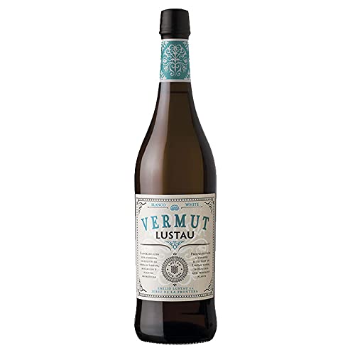 Vermut Blanco Lustau de 75 cl - Elaborado en Jerez - Bodegas Grupo Caballero (Pack de 1 botella)
