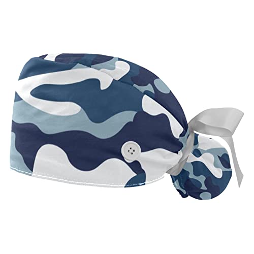 Casquettes de travail JDEZ motif camouflage avec réglage ajustable mixte