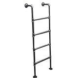 Presenta un design stabile e ben distribuito per una salita comoda e sicura. Viene fornito con un kit di montaggio completo per garantire un fissaggio sicuro alle pareti, garantendo una sicurezza affidabile per l'uso in famiglia.