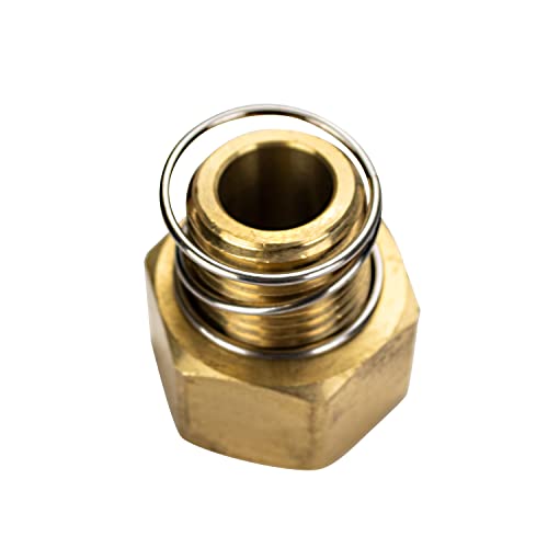 Simpson Cleaning 7100051 Ersatz 1/2 Zoll MNPT auf 3/4 Zoll Buchse Gartenschlauchadapter für Gas- und elektrische Hochdruckreinigerpumpen, Gold Cover