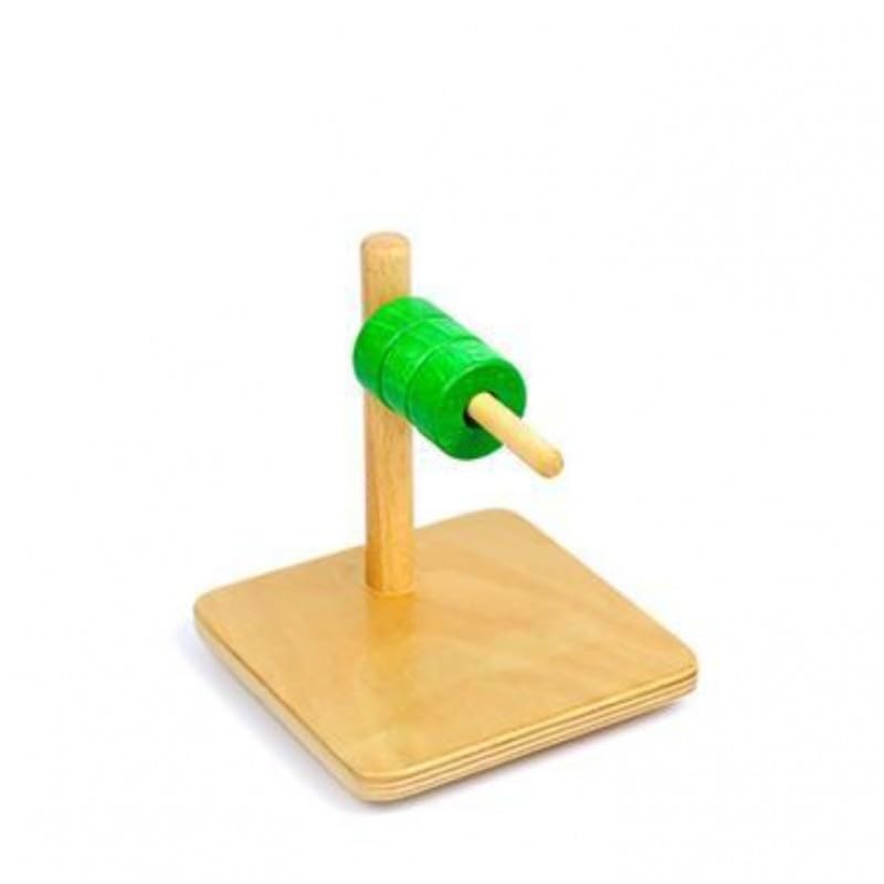Edu-FunDiscs on Horizontal Dowel Toy