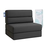 Sofá cama convertible con estructura de madera baja de precio + 15 meses sin intereses skycare Sofá Cama Plegable, Sillón Multifuncional y Convertible 2 en 1, Relleno de Espuma de Alta Densidad, Funda...