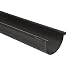 Produktbild 300200 Halbrundrinne Typ300 Länge 100 cm, Farbe braun Dachrinne RG 100 /100cmlg braun