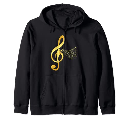 Coro Director Maestro Orquesta Clave Notas musicales Regalo Sudadera con Capucha