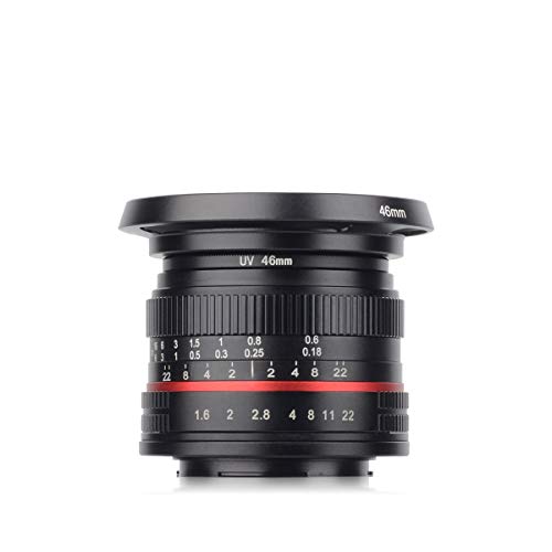 Krorux 35mm F1.6 Manual Focus Prime Lens for Sony E Mount APS-C Format