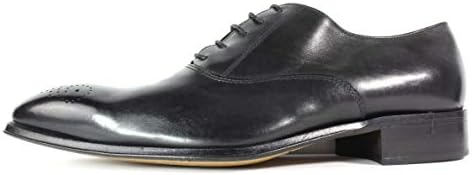 Ivan Troy Oliver Men’s Dress Shoes/Italian Men’s Shoes/Men’s Leather Dress Shoes/Italian Oxford Shoes/ (Black, Numeric_13) | Image 6