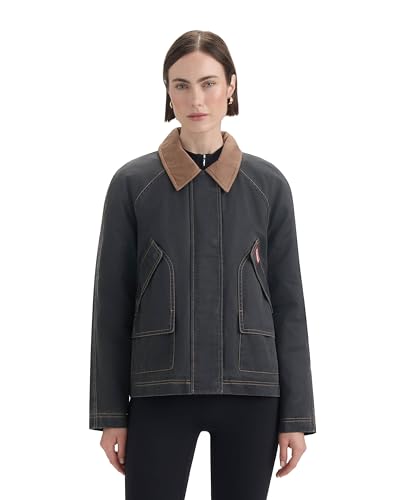 BEX Waxed Like Hunting Jacket,Black,M