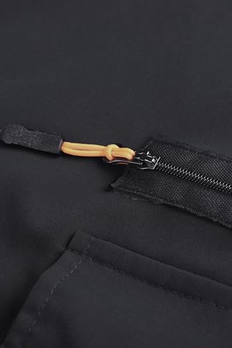 Men's Casual Cargo Pants - Lightweight Elastic Waist with Pockets Hiking Outdoor3