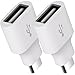 Price comparison product image USB to USB C Adapter (2 Pack), USB Type C Male to USB A 3.1 Female Converter, Thunderbolt 3 to USB Female Adapter OTG for MacBook, Samsung and More Type-C Devices (Grey)