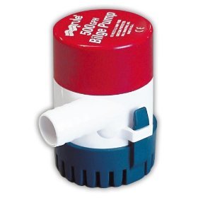 Pompe automatique Rule Cale submersible 500 GPH pour évacuation de l'eau en cale de bateau