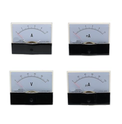 Jauge de tension analogique 44C2 DC à aiguille haute précision pour panneau