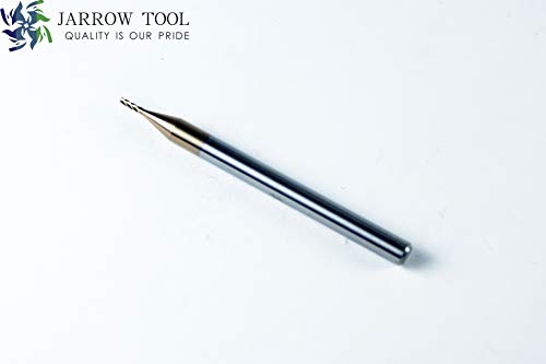 Image of Square End Carbide Mill Set (Pack of 5) - 1 /16 End Mill for Alloy Steels /Hardened Metals - 4 Flute TiAlN Coated Square Nose Milling Set for CNC Machine Milling Tools
